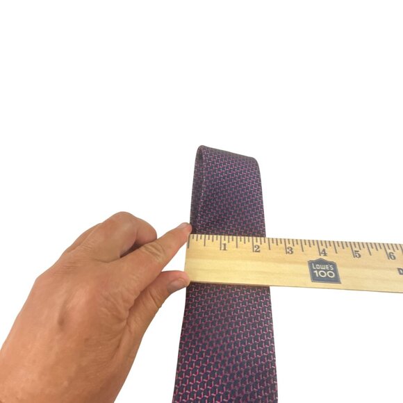 Hugo Boss Silk Tie Made in Italy Vintage Necktie Classic Style Retro Business - Picture 8 of 9